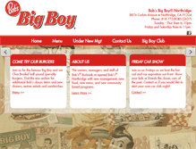 Tablet Screenshot of northridgebobsbigboy.com